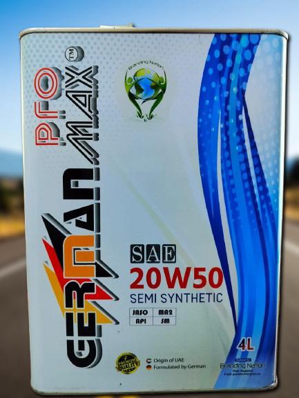 German Max Pro® Car Lube SAE 20W50 | API SM | JASO MA2 | 4 Liters